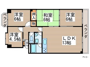 三豊マンション瑞穂の物件間取画像